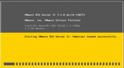 Virtualized ESX3i Hang in VMware Workstation